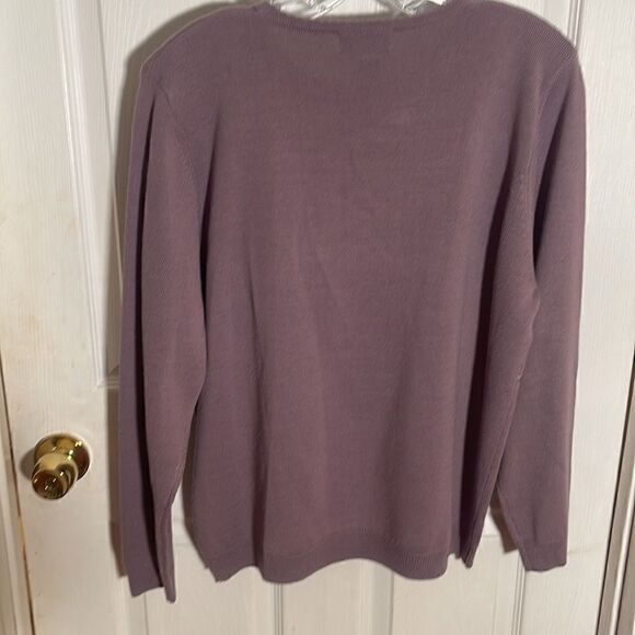 Alfred Dunner Embroidered Pullover Sweater - Picture 2 of 4